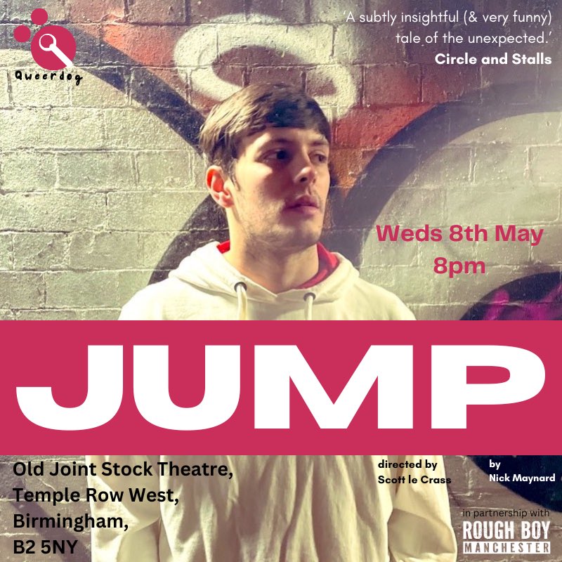 Brum bound ❤️ Who’s about to see Jump by @NickMaynardUK @OldJointStock with @qweerdog @Stewart_D_C @AidenKane99 oldjointstock.co.uk/whats-on/jump