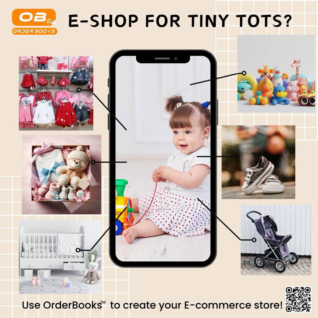 With Orderbooks™, tap into the baby product market🚼 

Easy Setup . Smooth store management. 

Your products, their happiness😊

🛒Your store, your rules

Start selling baby products online with Orderbooks™ today

#BabyEssentials #BabyProducts #Orderbooks #Ecommerce #BabyStore