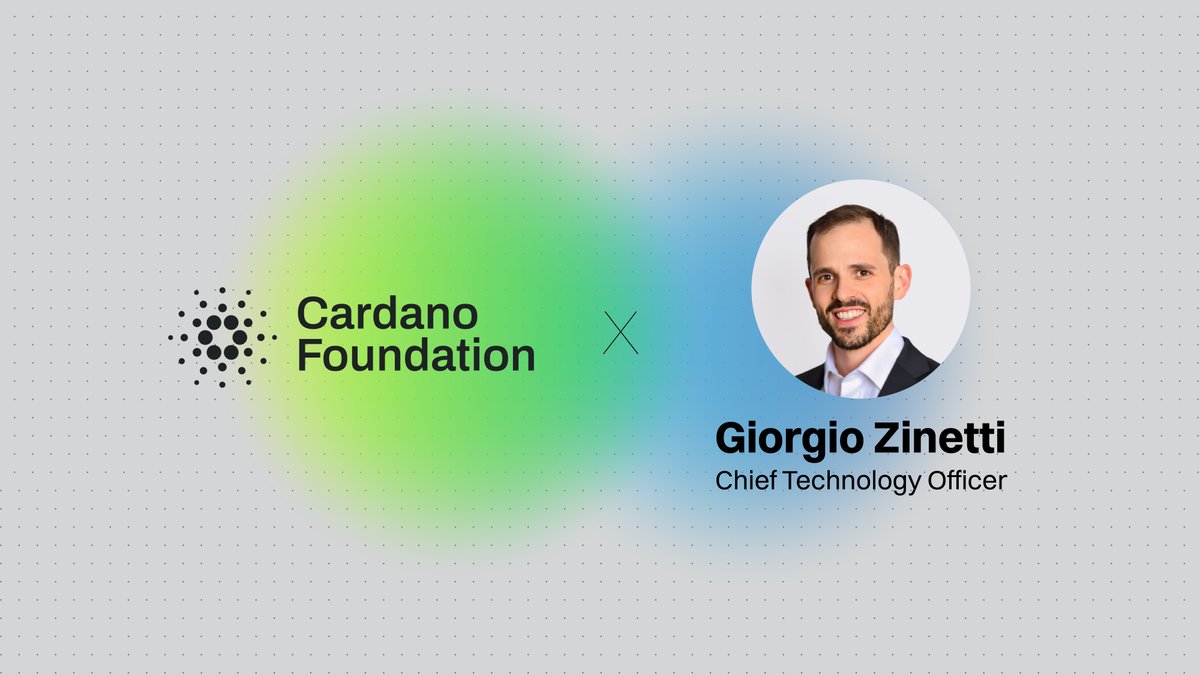 🎉 We are excited to announce Giorgio Zinetti as our Chief Technology Officer. Zinetti will play a key role in scaling the product pipeline & leveraging open source to deliver next-gen enterprise blockchain solutions. 👏 Find out more: cardanofoundation.org/blog/cardano-f… #OpenSource…