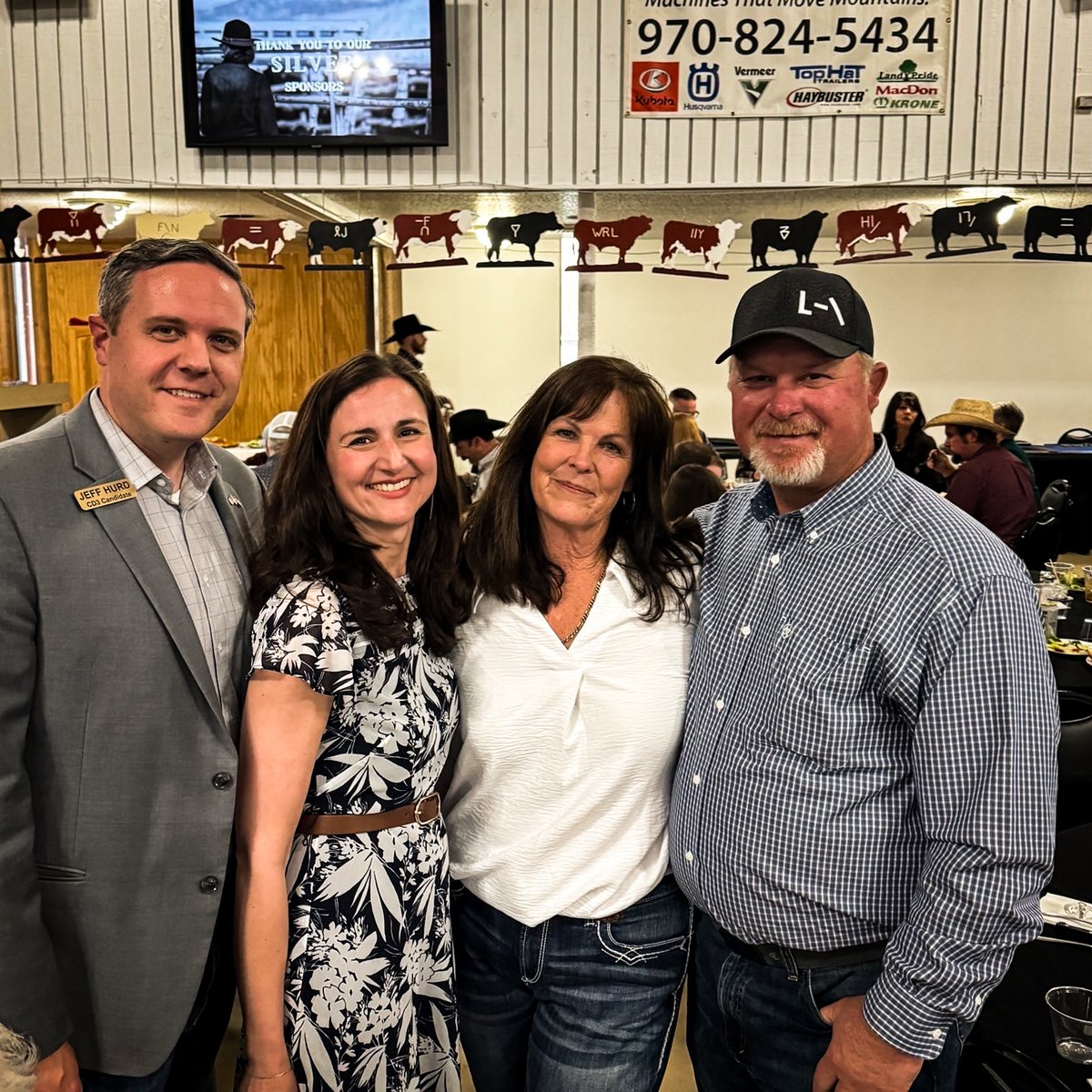It was an honor to address the Rio Blanco Stockgrowers at their annual banquet. It was packed and it was great to reconnect with old friends and meet so many new ones. Rio Blanco County is undoubtedly #betterwithbeef and #betterwithlamb! 🥩 🐑 #CO03
