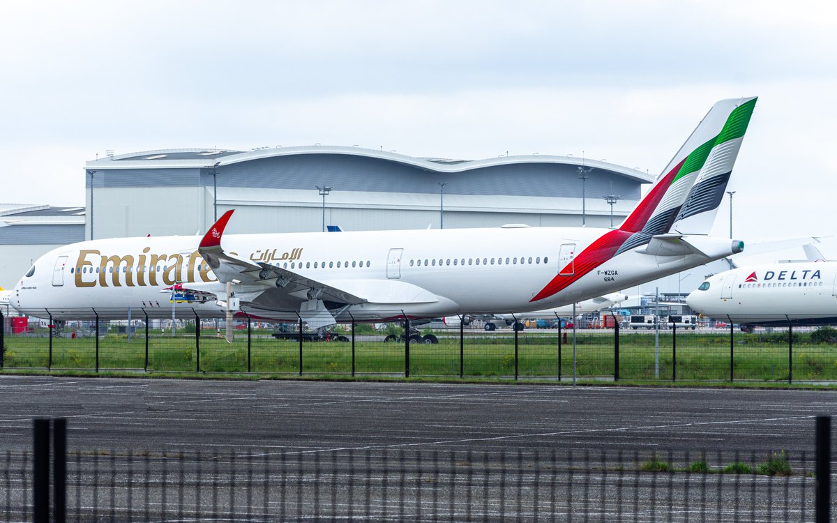 Emirates First Airbus A350-900 😍👌🏻