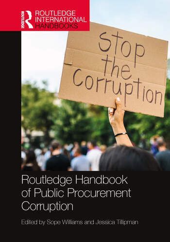 GW Law's Associate Dean Jessica Tillipman and Professor Sope Williams (Stellenbosch University) have published a new book: the 'Routledge Handbook of Public Procurement Corruption.' Learn more here: buff.ly/4b80cWq