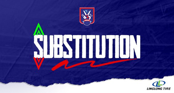 56' Substitution: Umaru Lutalo is summoned to replace Hakim kiwanuka #SCVWAK ||🔵-⚪(0-2) #TheJogoos🔵