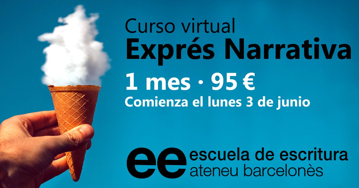 📢NUEVA EDICIÓN DEL CURSO VIRTUAL «EXPRÉS NARRATIVA» - MATRÍCULA ABIERTA Con el método exclusivo de enseñanza de la Escuela, en un mes aprenderás tres técnicas narrativas clave: conflicto, personajes, expectativas. 💻Online (Moodle) 💵95 € ℹ️campusdescriptura.com/CA/tercer-trim…...