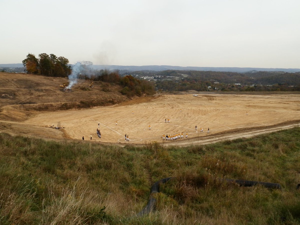 AmandaMazey's tweet photo. Fun to look back to 10-29-13 to now and see what would be become of @WVUBaseball. 

@CoachMazey playing a game on the dirt to give the guys a sense of what the future would look like. https://t.co/8HpCFB7XIh