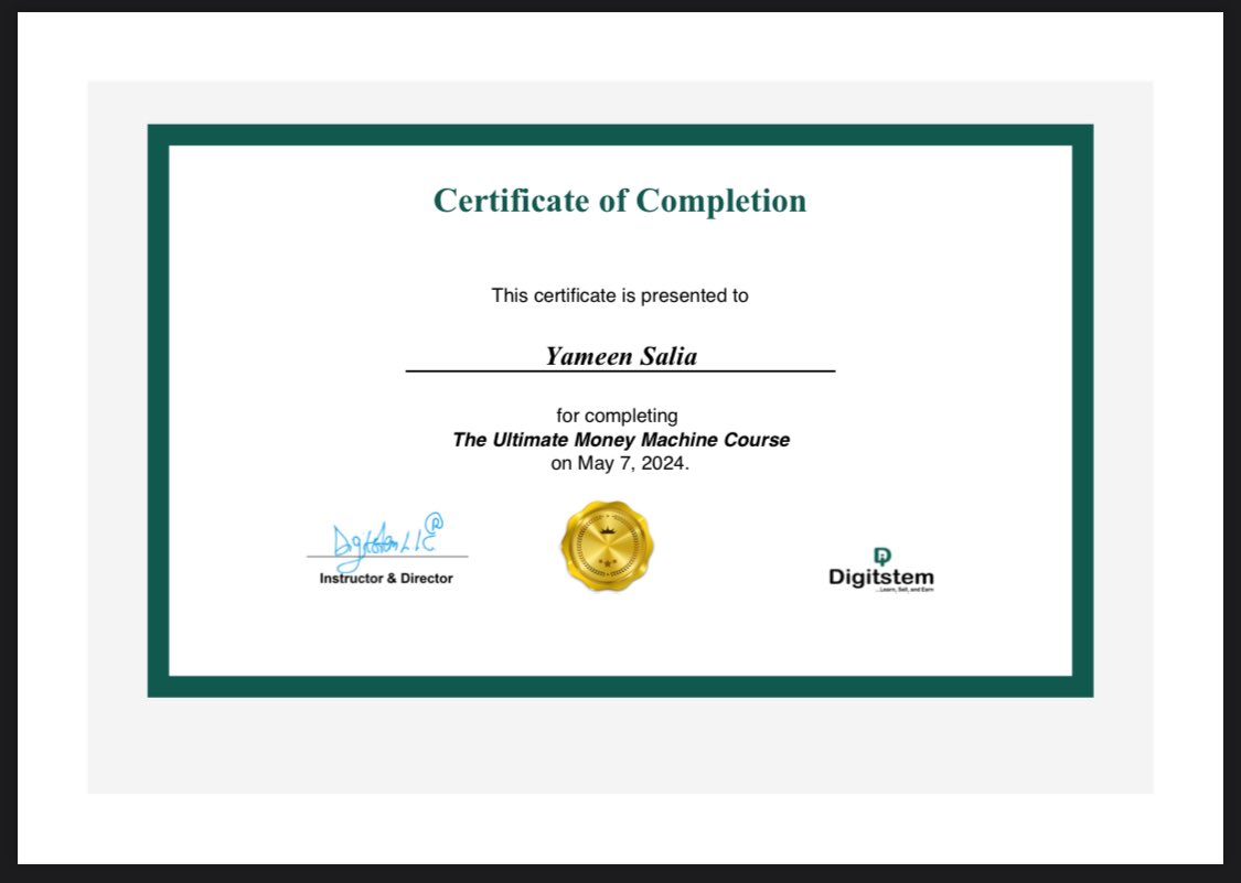I have finally gotten my certificate. Thank you ⁦@CoachKingLeon⁩ ⁦@digitstem⁩