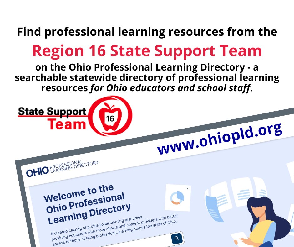 Educators - find resources (keyword-SST16): ohiopld.org Learn more about @SSTRegion16 sst16.org #OhioPLD