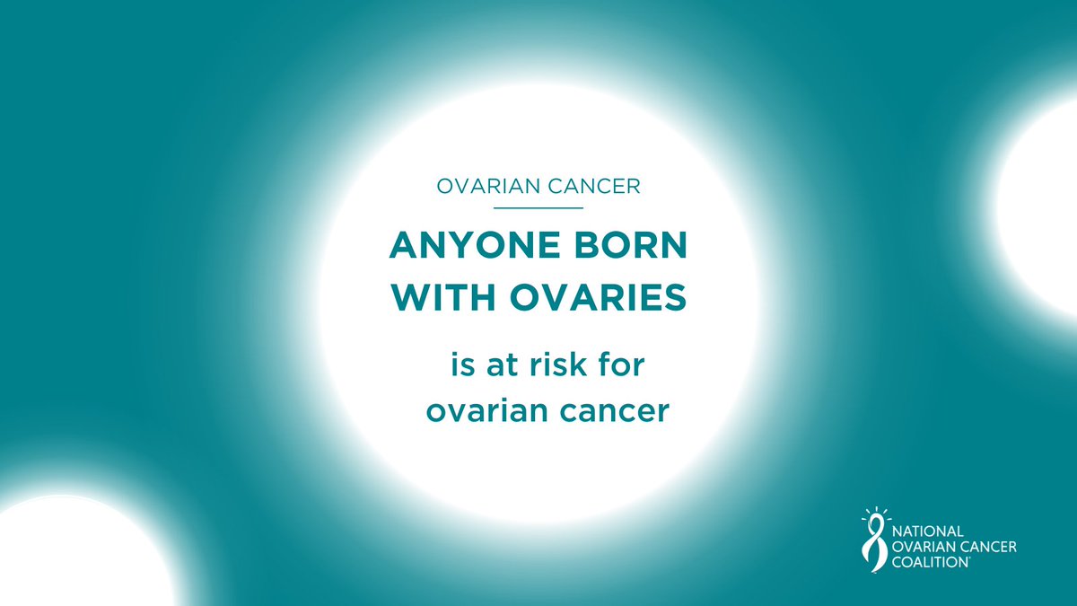 Did you know that anyone born with ovaries is at risk for ovarian cancer? Ovarian cancer affects people of all ages and backgrounds. Let's shed light on the facts and raise awareness for this disease. bit.ly/3UyYAxD #ShineonOvarian #WOCD2024