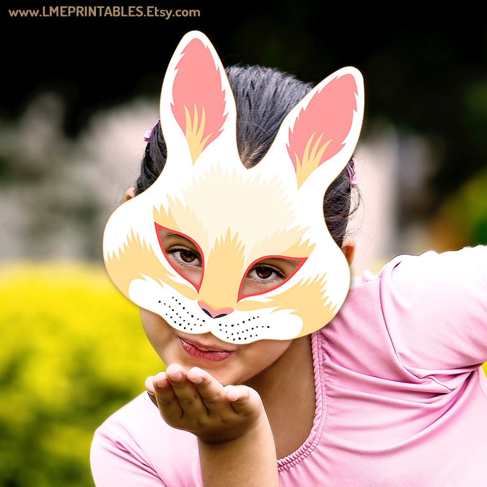 lmeprintables's tweet image. Bunny Rabbit Printable Mask Halloween Costume Zodiac Year Rabbit Forest Farm Paper Animal Party Woodland Birthday Carnival Adult Kid Easter etsy.me/4a9ZA15 via @Etsy #rabbitmask #rabbitcostume #bunnymask #rabbitpapermask #lastminutecostume #animalsparty #birthdayideas