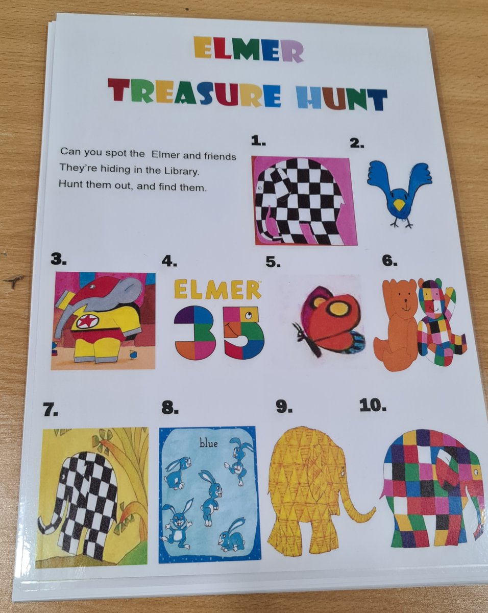 Elmer Craft Session Saturday 25th May 10am – 2pm Drop-in Wombourne Library Come along and have some crafty fun and celebrate ELMER’s 35th Birthday. #elmerday #elmerday2024 @readingagency @elmerthepatchworkelephant @andersenpress @wombourneparishcouncil @Wombourne_Dly