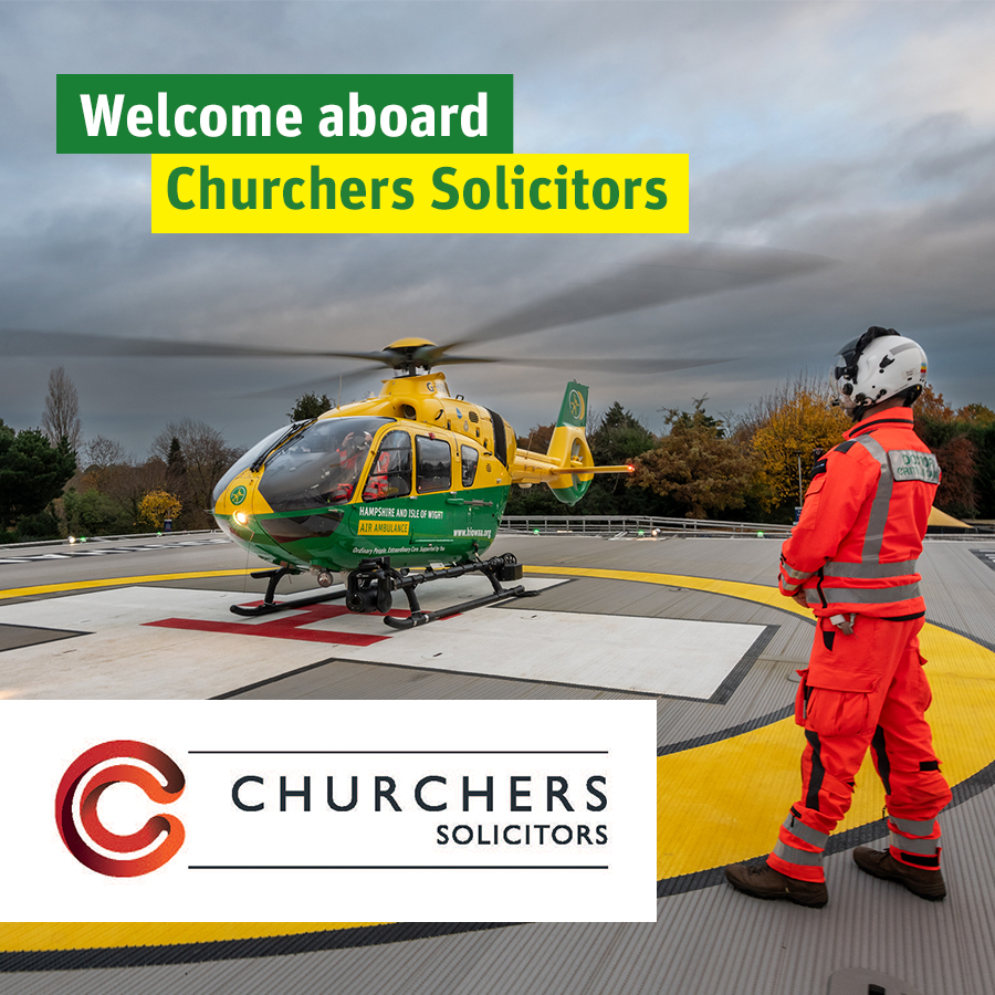 We're so pleased to announce a new partnership with Churchers Solicitors and to launch our partnership, they have generously donated £4,000 to our life-saving charity. We're incredibly grateful for their support and look forward to their future support. 💚 @churcherssol