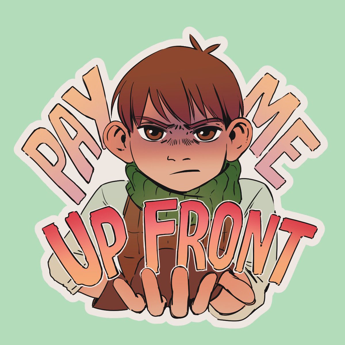 I am making stickers of chilchuck dungeon meshi