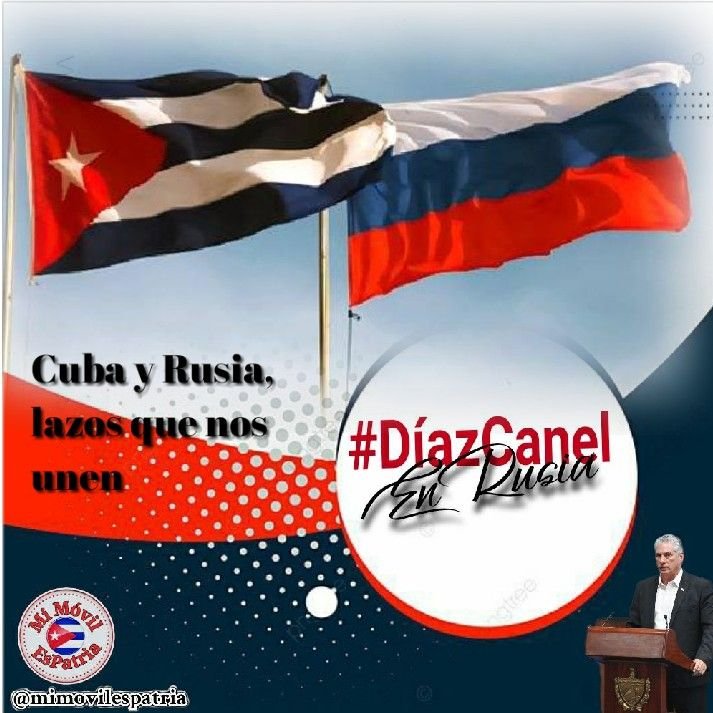 @mimovilespatria @DiazCanelB @DiazCanelB encabeza la delegación cubana a la reunión del Consejo Económico Supremo Euroasiático. Marcarán los lazos de #Cuba 🇨🇺 y Rusia🇷🇺 incluyendo política, diplomacia y cooperación. #DiazCanelEnRusia 🇷🇺 #MiMóvilEsPatria 🇨🇺