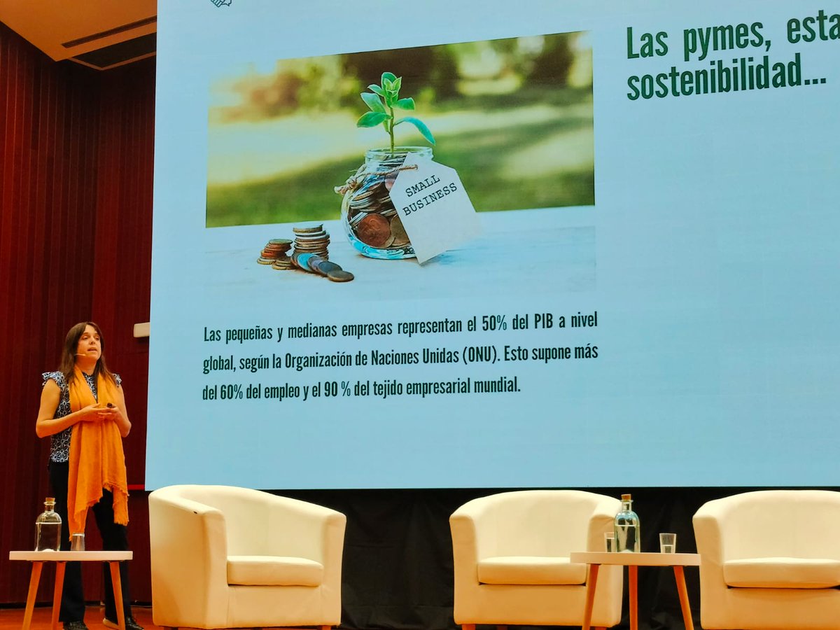 SECARTYS's tweet photo. 🗣️#JosuneGutierrez, CEO y directora técnica de Consultoría y Formación #Margube.
“La sostenibilidad ofrece oportunidad para todos, solo que tenemos que apostar por aquello que estamos trabajando y seguir siendo ambiciosos”.
#SoyGreenpacto #Greenpacto https://t.co/DPL46ByvtM