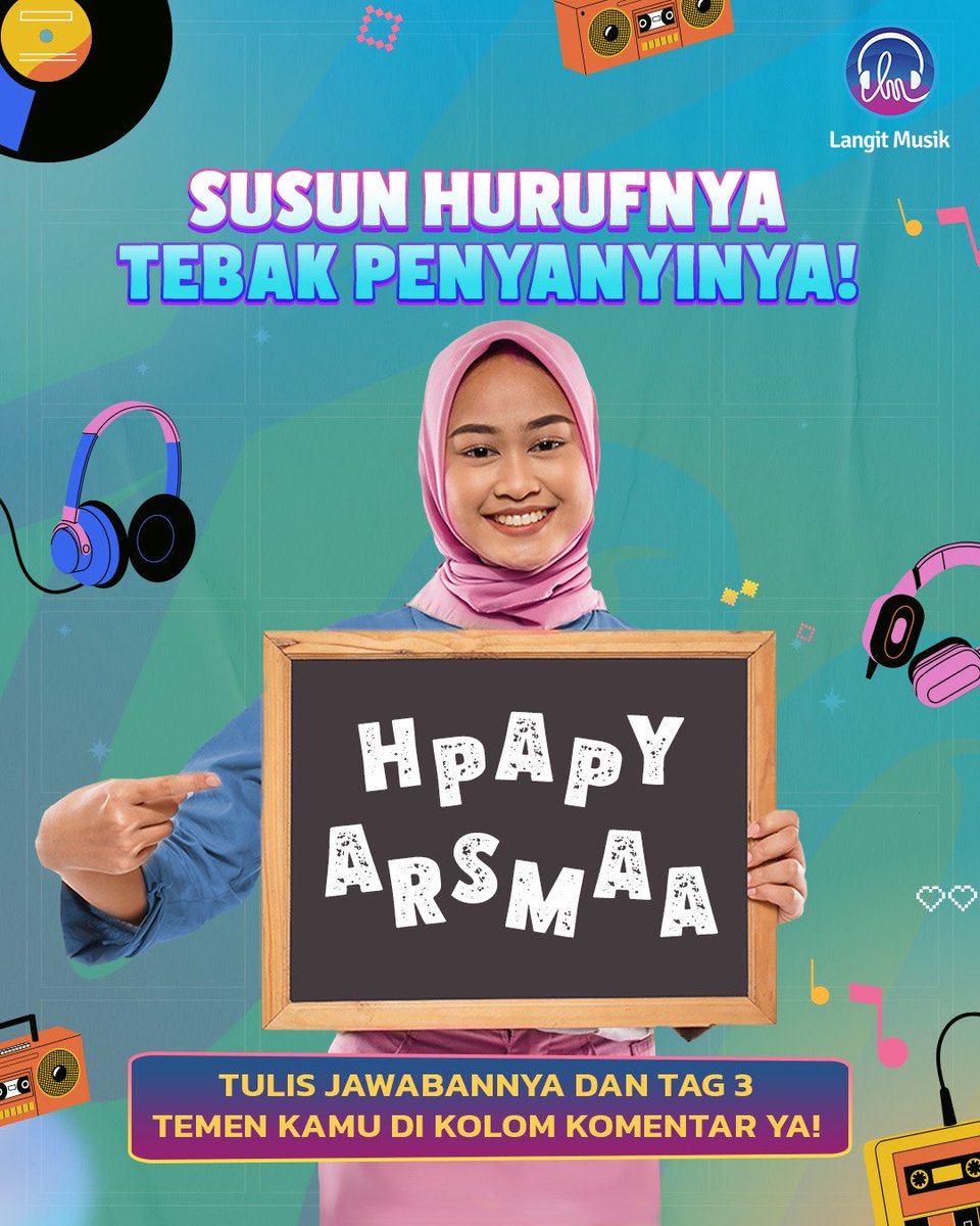 LangitMusik's tweet photo. Kira kira apa ya jawabannya? ๐ค๐ก
Coba tulis jawaban Sobat Musik di kolom komentar dan tag 3 orang teman kamu ya! ๐ฅฐ
#MusikIndonesia #TunjukanEkspresiMusikMu #LangitMusik #langitmusik #lagupopindonesia #lagukekinian #musik #musikindonesia #musikhits #musiktrending #dangdut https://t.co/YcfjNs1xUs