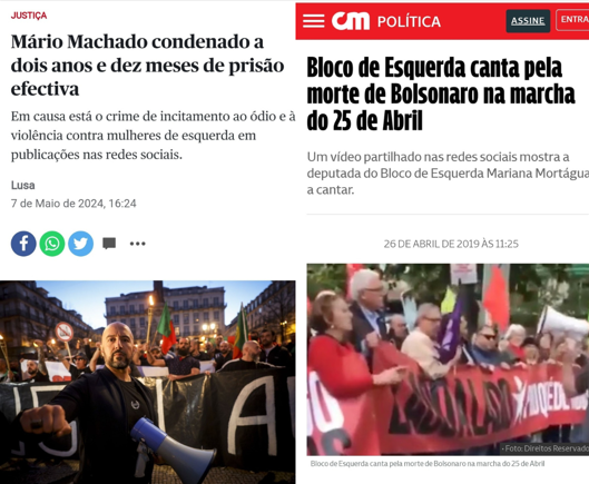 Ódio Mau. Ódio Bom.

Digam lá como são coisas diferentes camarades.