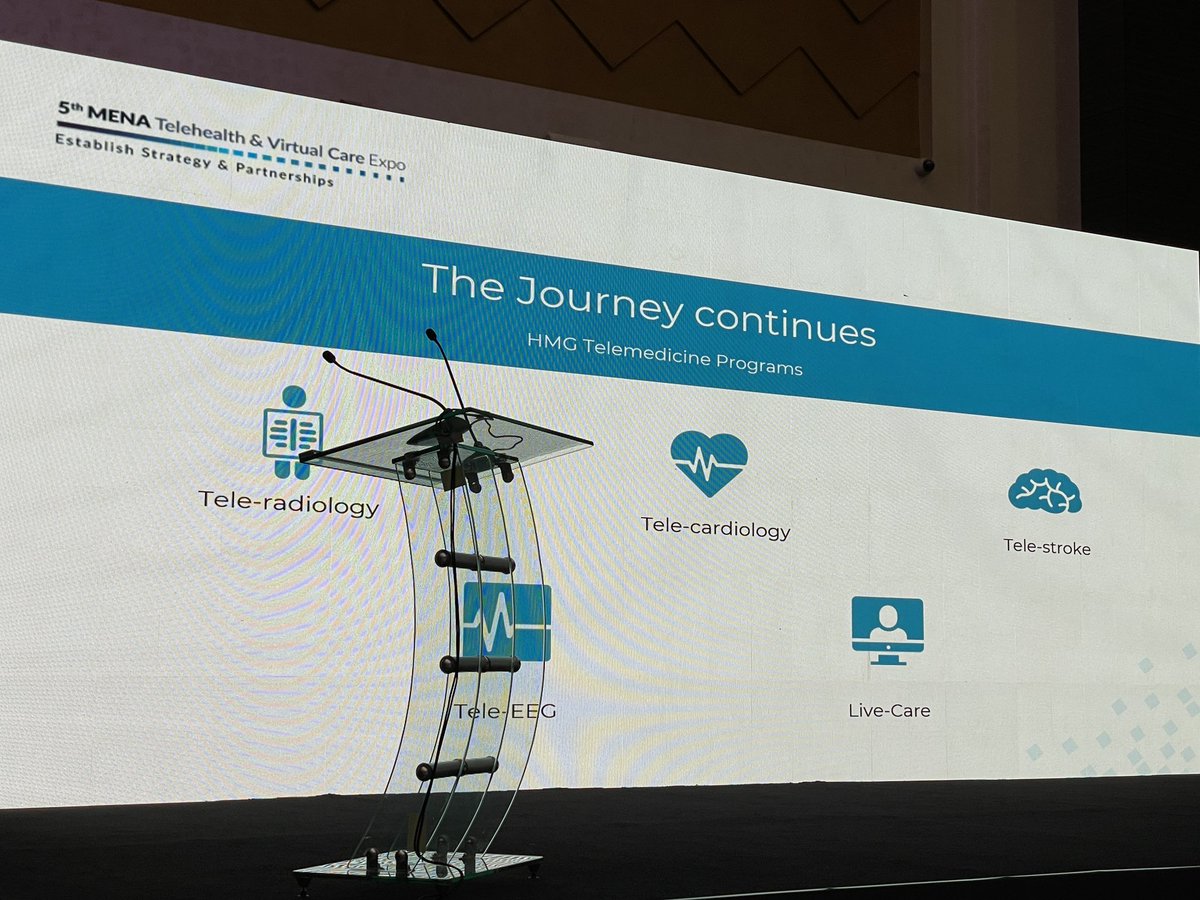 Day 2 at the 5th MENA Telehealth & Virtual Care Expo. Interesting panel discussion on evolving the episodical #Telemedicine call into a #Virtualcare call with realtime metrics readings for better, informed decisions. The journey continues with the virtualization of specialty