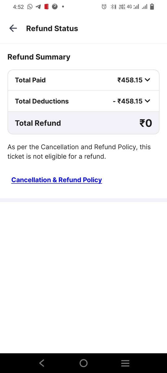 @redBus_in  - Dear Redbus Team what the shit is this? Why are you fooling people?
You said that there won't be cancellation charges. Bt you deducted the complete amount?
I want an instant solution to this prblm. Worse experience 4 booking a railway ticket through yor application.