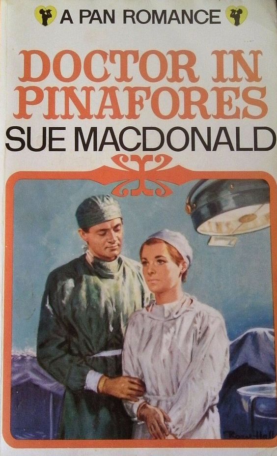 Today's Vintage Book Cover: Sue MacDonald published a few medical romances tinyurl.com/k74a5cns This title from the late 1960s #histmed