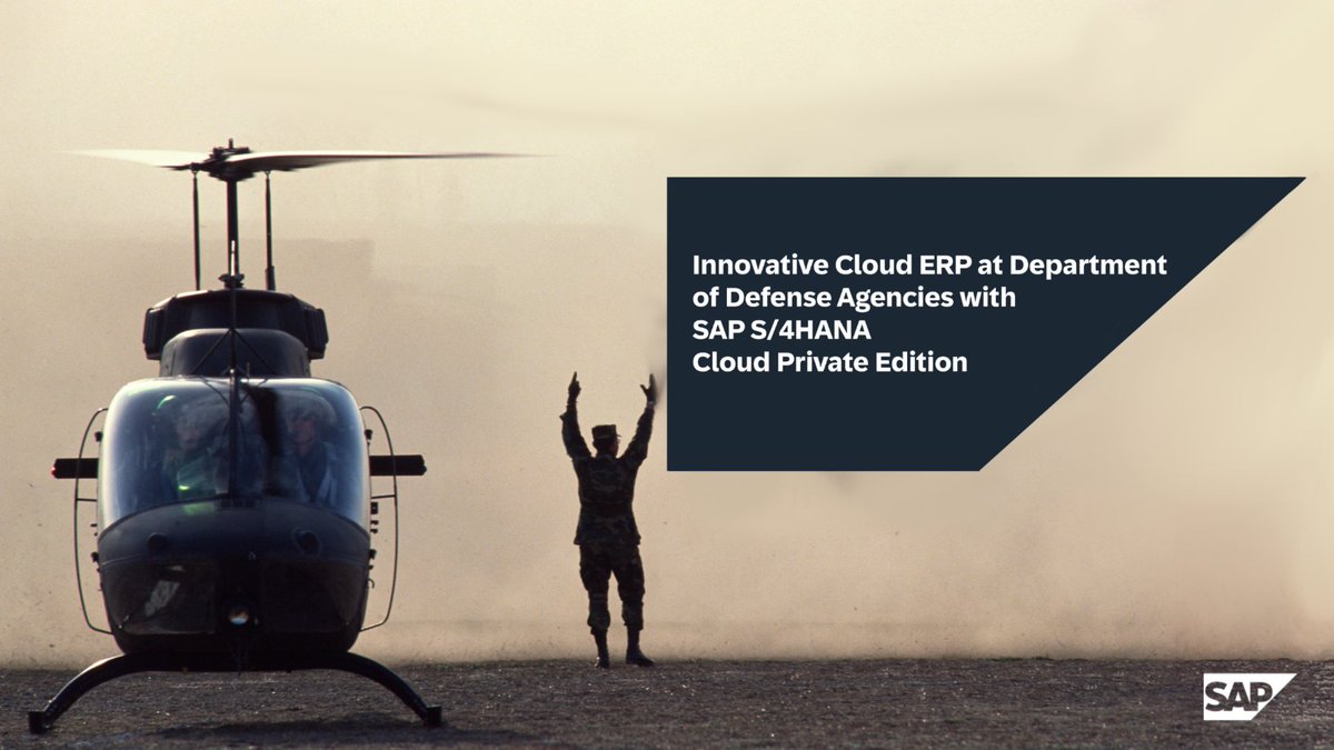 SAP S/4HANA Cloud Private Edition has gotten a provisional authorization from Defense Information and Systems Agency. This approval means SAP NS2 can officially deploy the edition within the Dept of Defense FedRAMP+Impact Level 4 secure #cloud environment: sap.to/6017jWXuS