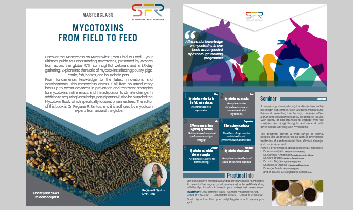 SFR launches book containing independent and up-to-date information on mycotoxins

Click to read more👉 bit.ly/3WxJJ9t

#animalhealth #climatechange #farmanimalhealth #humanhealth #mycotoxins #productionperformance #SchothorstFeedResearch #SFR