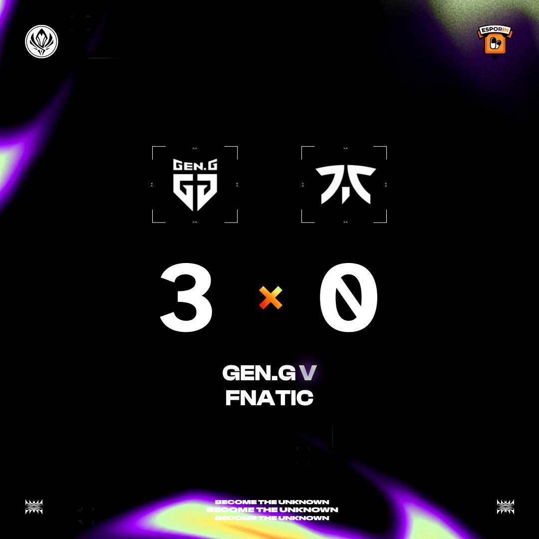 GEN, FNC'E ACIMADI! LCK temsilcisi Gen.G, LEC temsilcisi Fnatic'i 3-0'lık net bir skorla mağlup ederek üst turda Top Esports'un rakibi oldu. Fnatic, kaybedenler grubunda Team Liquid'le mücadele edecek.