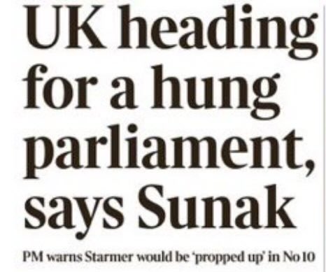 People mocked this but actually Sunak didn’t say it would be after the election.
