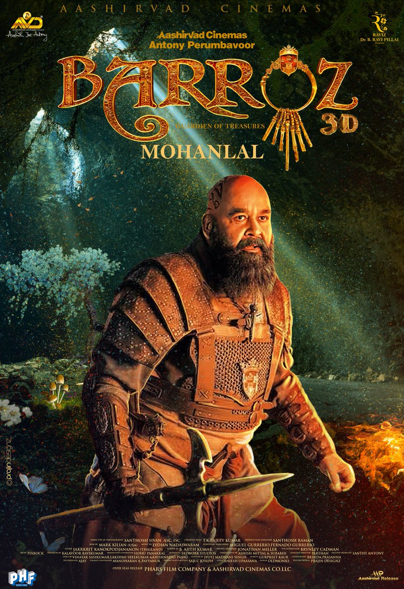 DesignzPrajin's tweet image. #Barroz3D  #fanart  #Sep12 #Onam2024