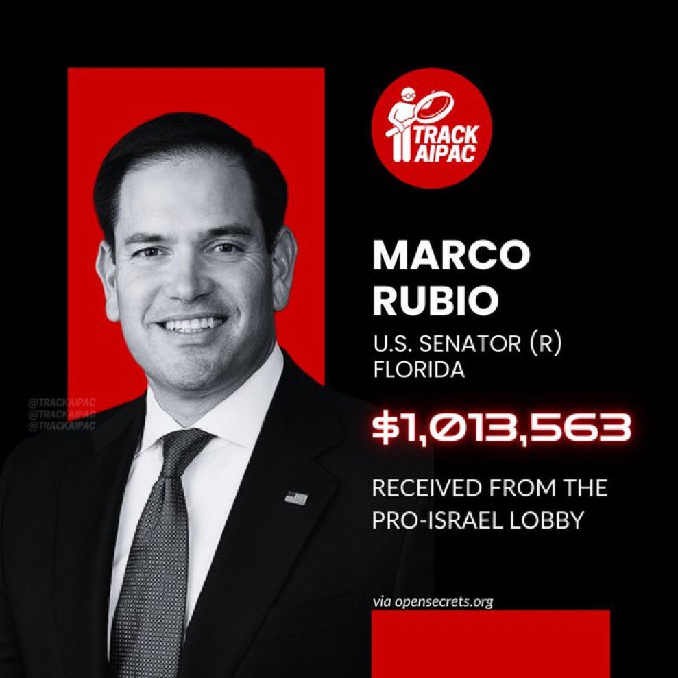 @marcorubio You resign + refund all the shekels = better America.