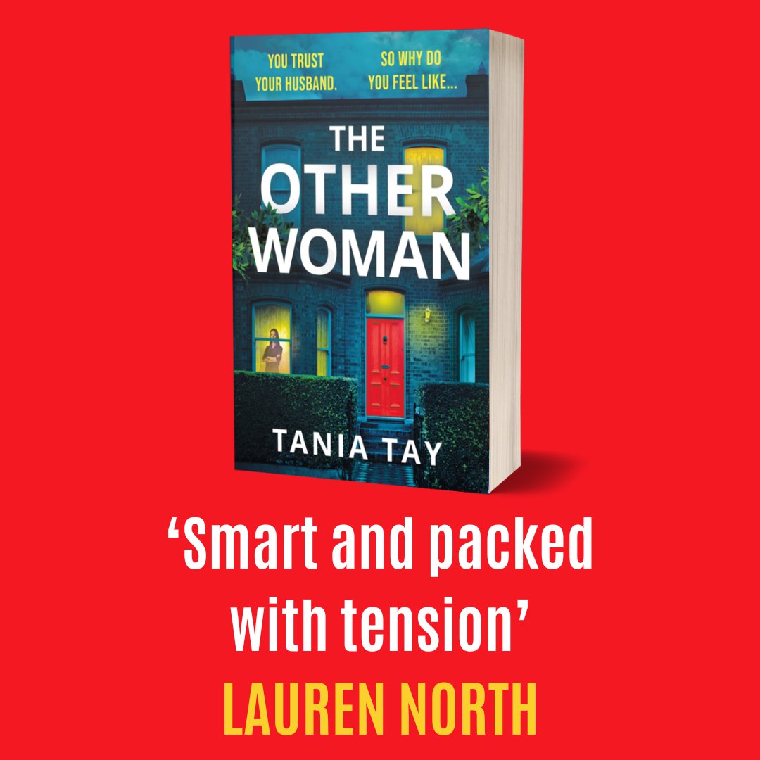 YOU TRUST YOUR HUSBAND. SO WHY DO YOU FEEL LIKE THE OTHER WOMAN? Wishing a very happy publication day to @taniatay88! 🥳🎉 We are delighted to be publishing her spine-tingling adult debut, #TheOtherWoman - out NOW! geni.us/9Af3DvM