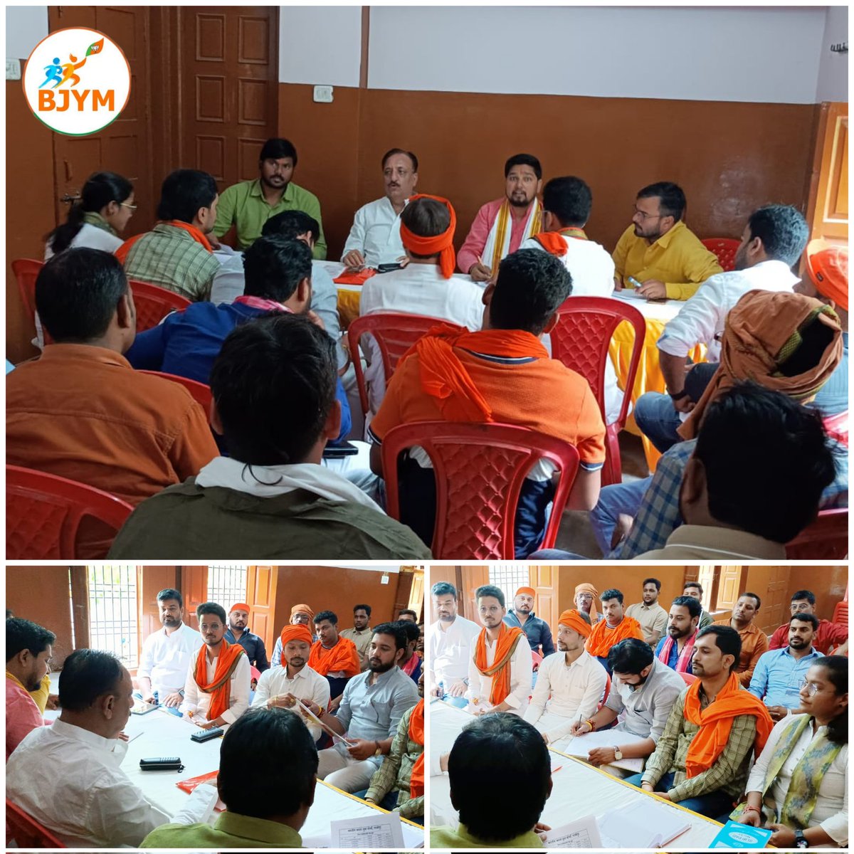 GhazipurBjym's tweet photo. आज गाजीपुर लोकसभा-75 केंद्रीय कार्यालय पर 10 मई को भाजपा के प्रत्याशी श्री पारसनाथ राय जी के नामांकन के लिए भाजपा युवा मोर्चा की तैयारी बैठक सम्पन्न हुई जिसमें भाजपा के विभिन्न पदों पर कार्यरत रहे वर्तमान में सहारनपुर के विधायक श्री राजीव गुंबर जी का मार्गदर्शन मिला
@BJYM https://t.co/81Kh7W7qA9