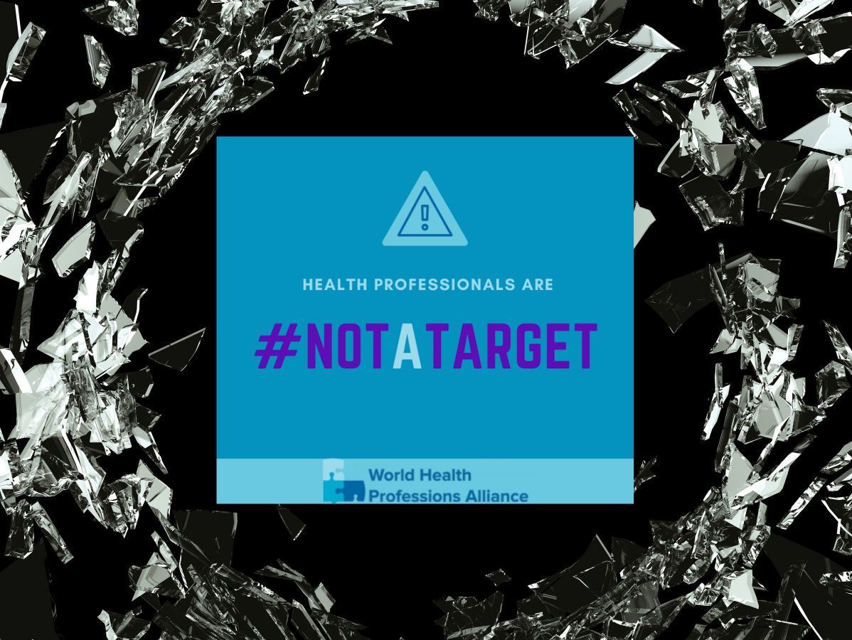 Placing #healthprofessionals in the line of fire during conflicts is unacceptable and unjustifiable. Hospitals, ambulances, and health workers must never be targeted. Sign the WHPA Open Letter today: buff.ly/4a6lVgn 

#NotATarget
#interprofessionalcollaboration
