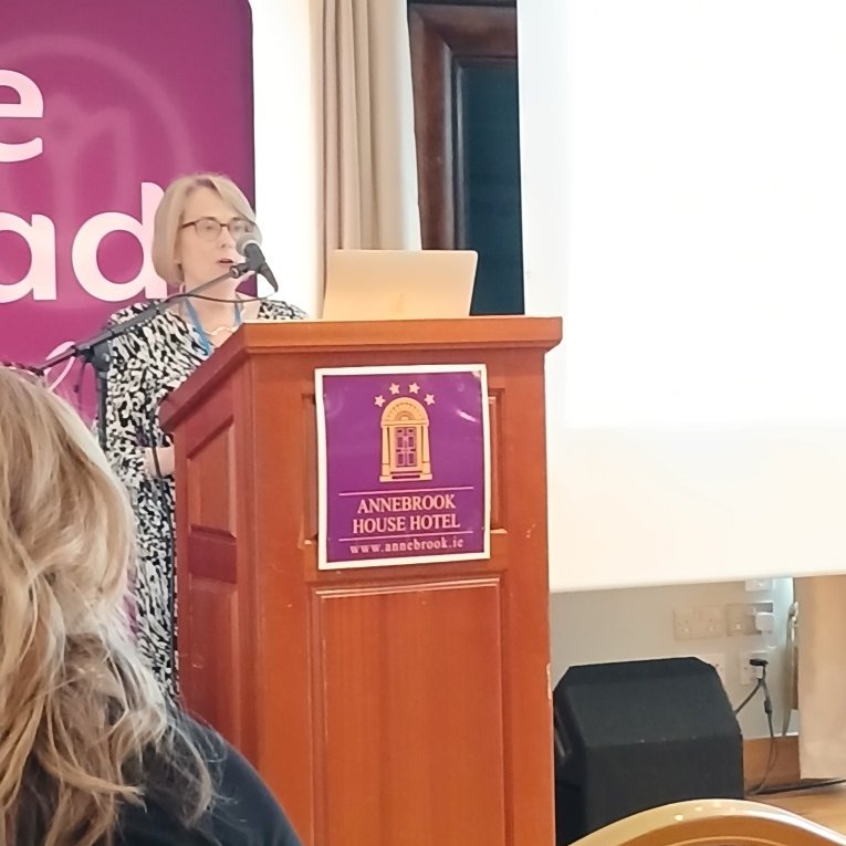 Our Vice Chair @rochfordbrennan speaking at the 16th Engaging Dementia Conference today. So eloquent and insightful as always 'We are not defined by our dementia. We are defined by our humanity' Thank you Helen