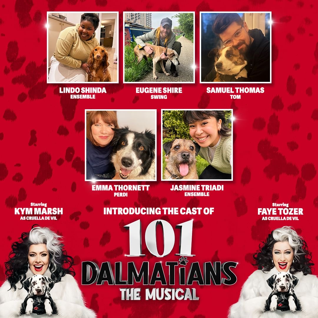 To all our fellow dog lovers out there we are delighted to announce our @samuelthomasuk as Tom in #101Dalmations cast by @luckycassonscasts directed by ⁦@BillBuckhurst⁩