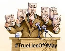 Better to be hurt by the truth than comforted by a lie. #TrueLiesOf9May