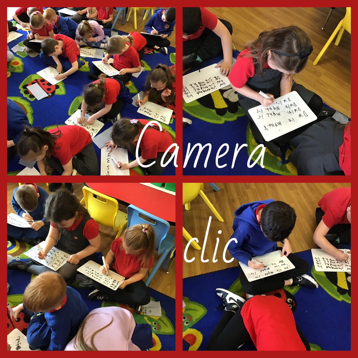 We have been practising our new Welsh language pattern by using camera clic @Phip_Primary