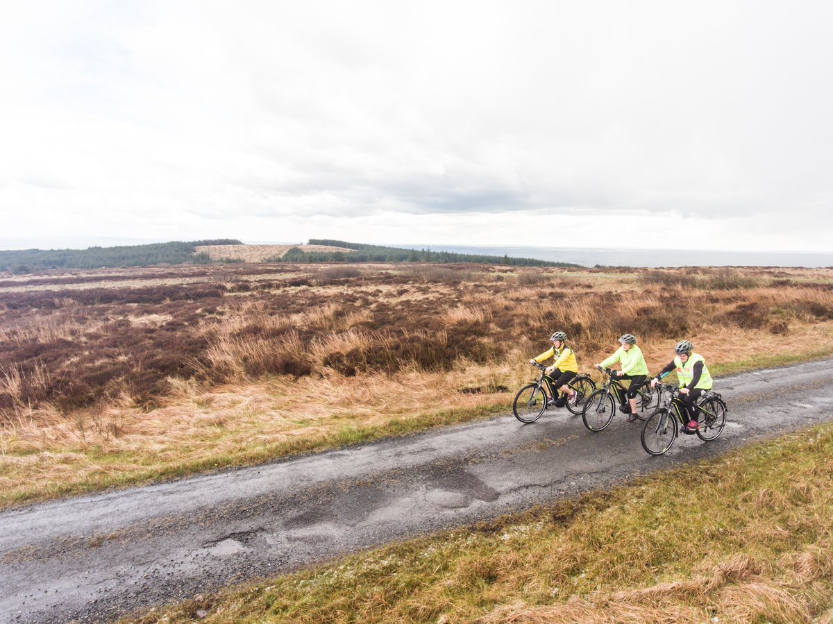 A packed programme for #bikeweek kicking off this weekend, including a guided e-bike cycles at Rossmore and Sliabh Beagh (📷 Drumlin Trails). Full details here ➡️ transportforireland.ie/getting-around… #MyMonaghan #moretomonaghan 🚴‍♀️