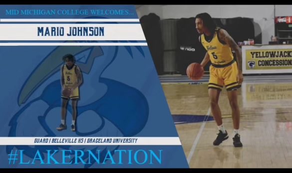 Congratulations to Belleville Alum Mario Johnson on his commitment to Mid Michigan CC!  #Tigers. #Winner ⁦@Mario_On_Deck⁩
