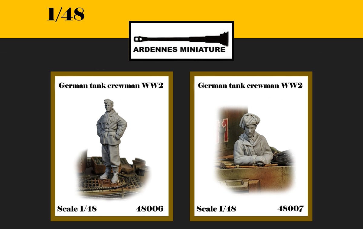 Ardennes Miniature: 1/48 German Tankers dlvr.it/T6b9d4