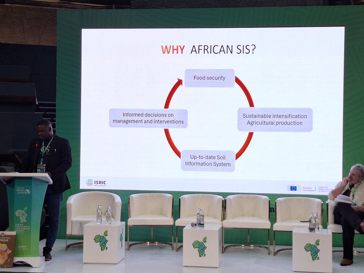 <a href="/EU_Commission/">European Commission</a> .<a href="/Soils4A/">Soils4Africa</a> Samuel Ayodele Mesele presents lessons learnt to date in the effort to provide an open-access continental #SoilInformation System