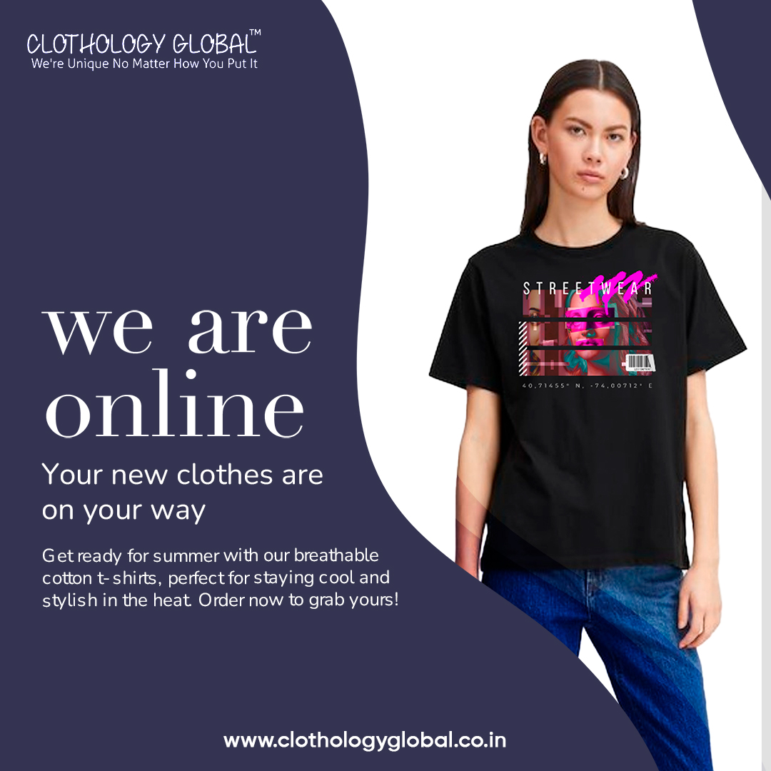 Exploring new horizons and embracing every moment along the way

🌐clothologyglobal.co.in

#tees #tshirt #clothologyglobal #womenfashion #womenwear #womentshirt #balcktees #cotton #summer2024