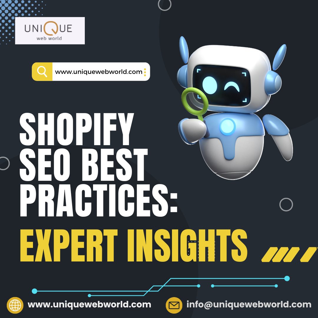 Elevate your Shopify game! Discover the latest SEO best practices straight from the experts. Dive into a world of unparalleled insights at Unique Web World. #Shopify #SEO #ExpertInsights
