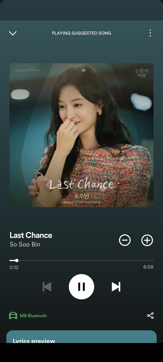 1 of the #QueenOfTears OST was sung by #SoSooBin, also a Soo-bin 😁