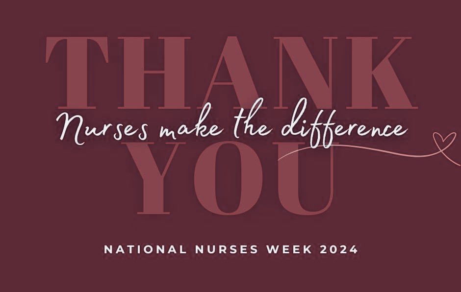 Happy #NursesWeek!

Today - and every day - we honor your tireless dedication and we're endlessly grateful for all you do.