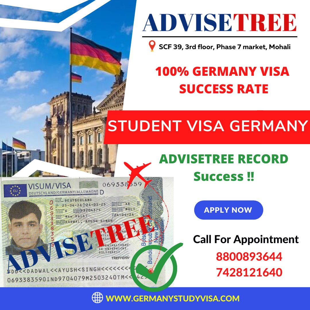 Another Success to Germany Student Visa..🇩🇪 🎊🤞✅❤‍🔥🇩🇪💯❣️

Congratulations Ayush Singh Dadwal for your study Visa in Germany.
Wishes from our side.

Advisetree team

Contact us: 7428121640
Website: germanystudyvisa.com

#advisetreeconsultants #studyingermany  #visasuccess