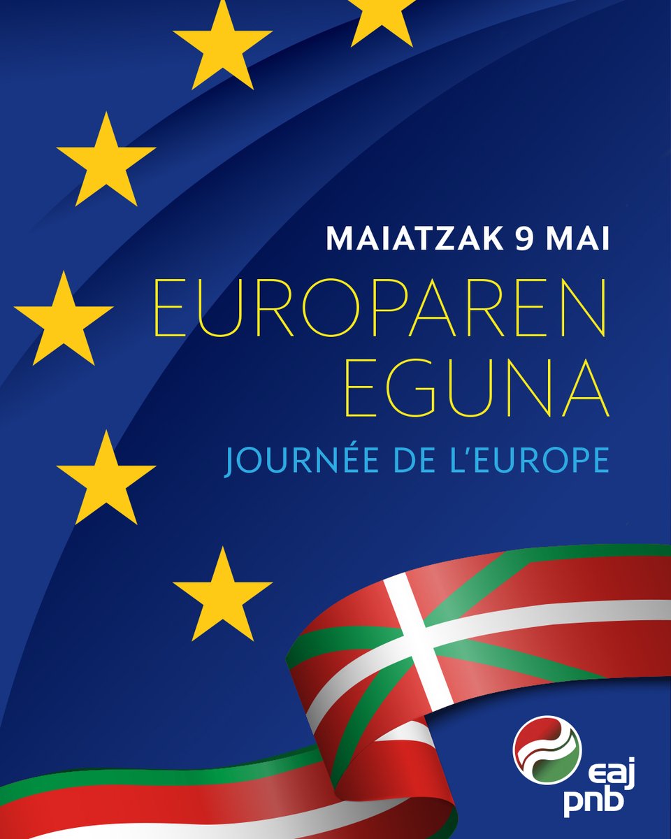 ⭐ Maiatzak 9 🇪🇺 Europaren Eguna - Día de Europa - Journée de l’Europe ✅ #IndarBerria #EuropeDay