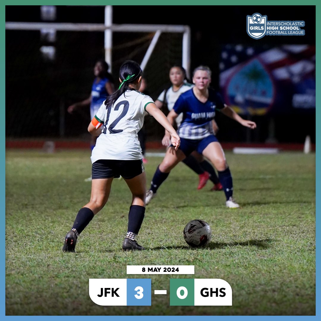 The Interscholastic Girls High School Football League continued with matches at JFK.

Results:

ND 3, OHS 3

JFK 3, GHS 0

For the full schedule, visit: guamfa.com/gfa-programs/a…

#guamfootball #GuahanFutbol #Interscholastic #highschoolgirlsleague #highschoolfootball #girlsfootball