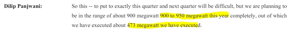 #WAAREERTL Q4 FY'24 expectations.

Revenue - 600Cr+
PAT - 100Cr+

Till Q3 they have done 473MW & guided to do 900-950MW for whole year. Simple math says in Q4 they will do what they have done last 3Qtr's.

FY'25 guidance will be imp. 
 #Waaree #Renewable #EPC #Solar