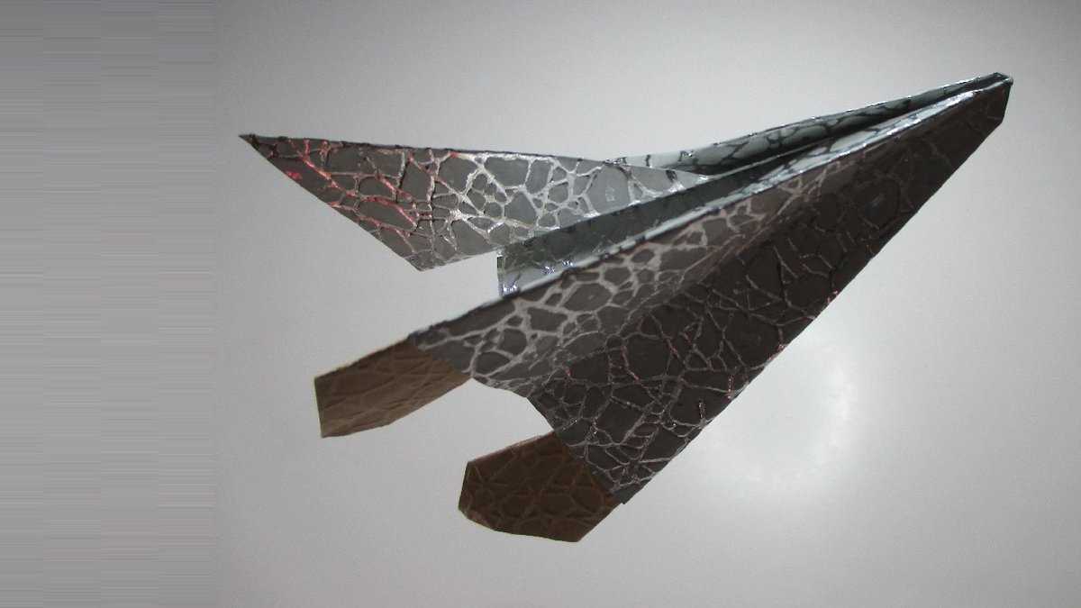 聖書《私たちの主イエス・キリストの恵みが、あなたがたとともにありますように。　Ⅰテサロニケ5:28》 #紙飛行機 #折り紙 #アート #折り紙作品 #art #origami #paperplane #架空機 #jet #聖句 #airplane #おりがみ飛行機 #Ebene #paperairplane #折纸 #創作 #紙飛行機の日       作品紹介