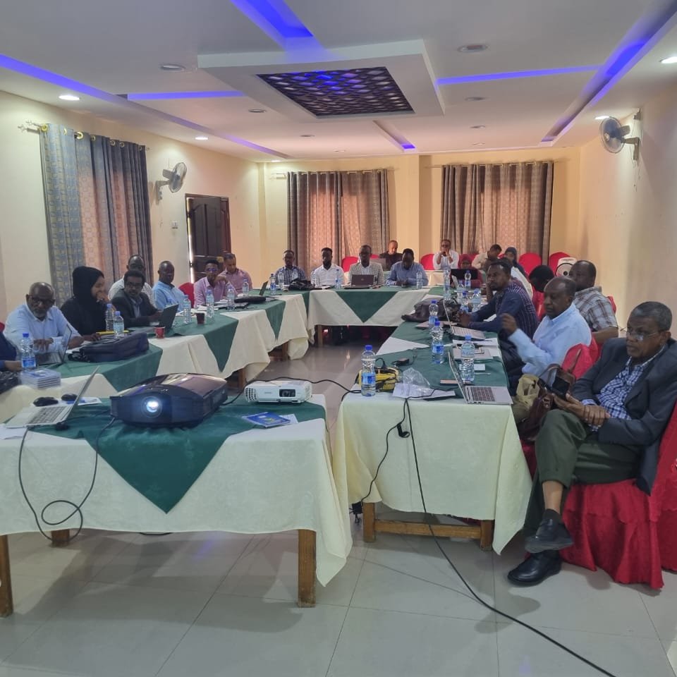 Exciting discussions at the #Capacity Assessment Validation Workshop in Hargeisa! Partners, including gvt & University of Hargeisa, came together to assess progress and plan, including the transfer of #FSNAU activities to the #Somaliland government.